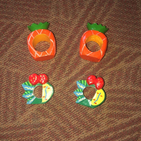 Tropical themed napkin rings - Picture 2 of 6